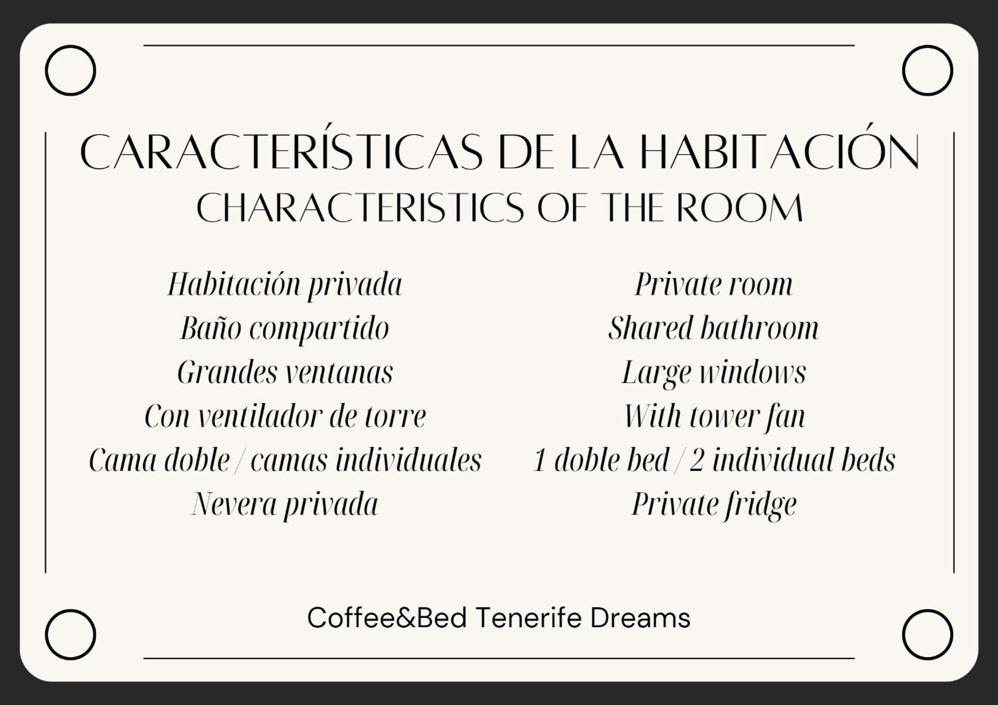 Coffee&Bed Tenerife Dreams Hotel Santa Cruz de Tenerife Kamer foto